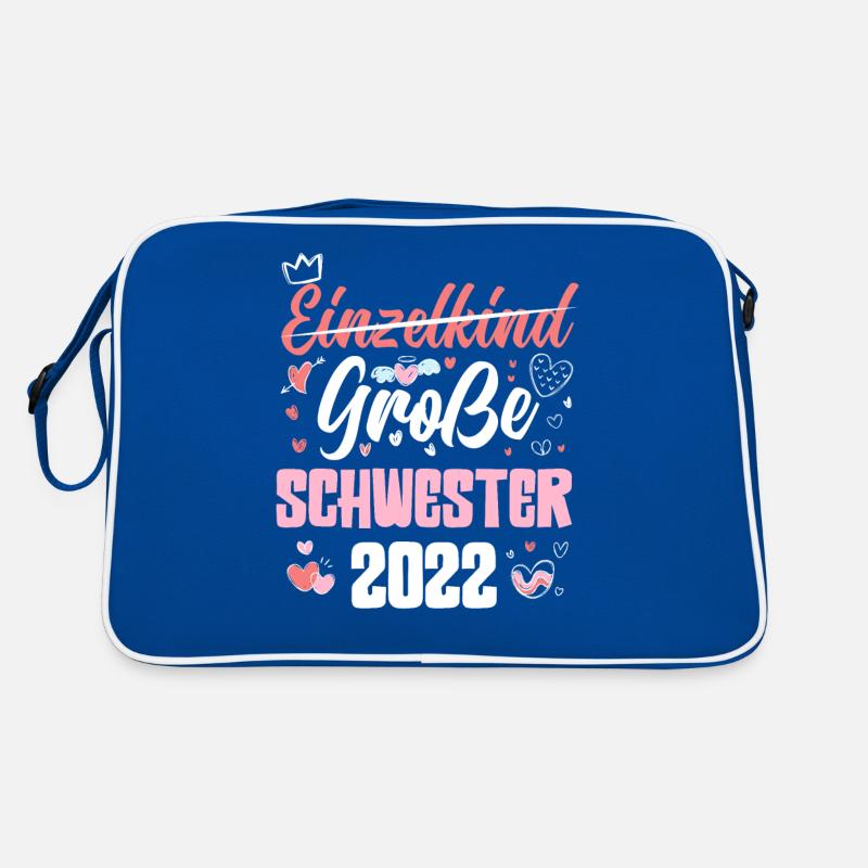 Süßes Ich Werde Große Schwester 2022 Retro Tasche