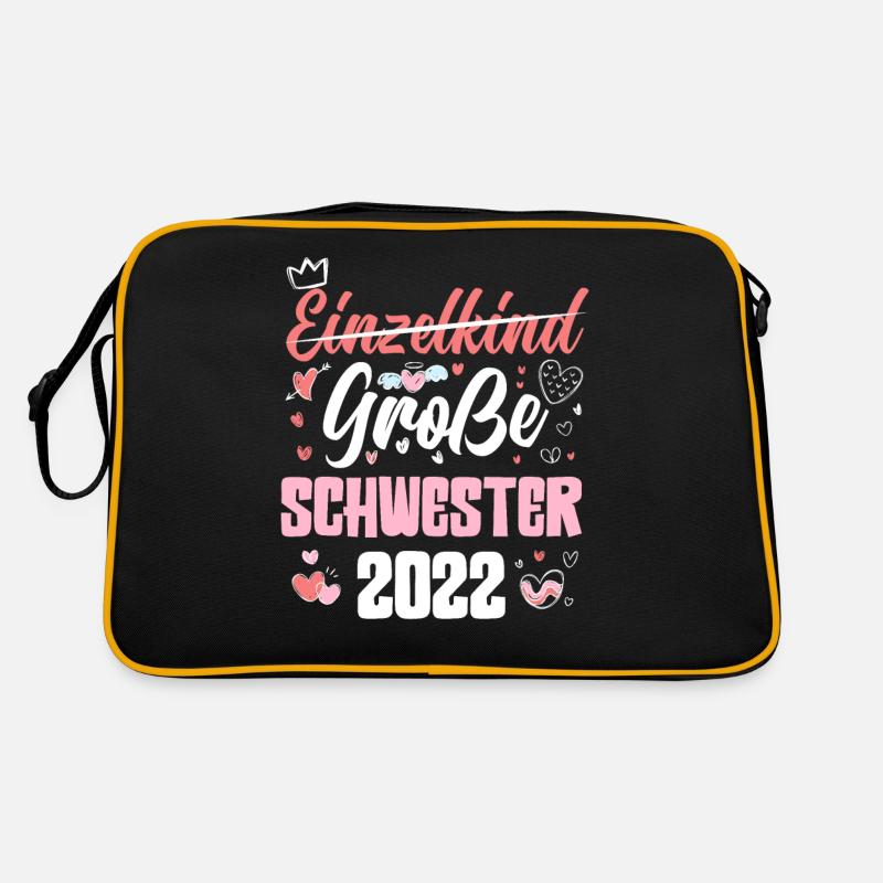 Süßes Ich Werde Große Schwester 2022 Retro Tasche