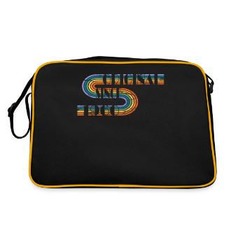 Vintage Birthday Design Original 1960 - Sac Retro - noir/or - Dos