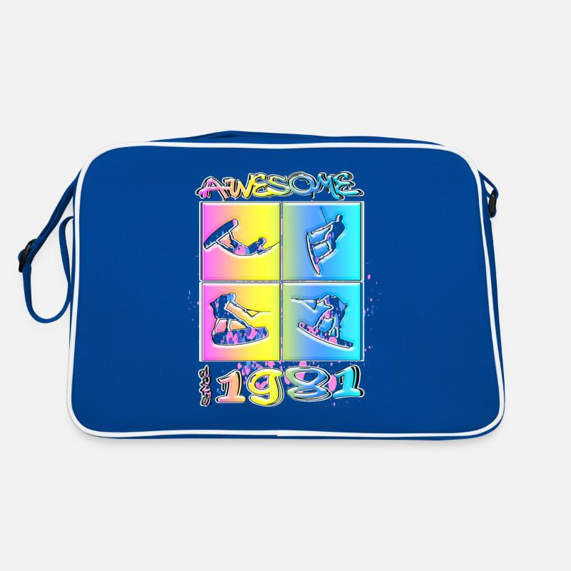 Awesome since 1981. Wakeboard Lifestyle Retro Tasche