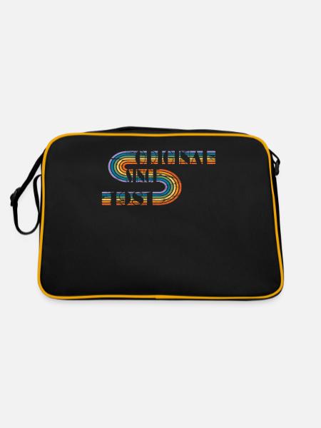 Vintage Birthday Design Original 1981 - Retro Bag - black/gold - Back