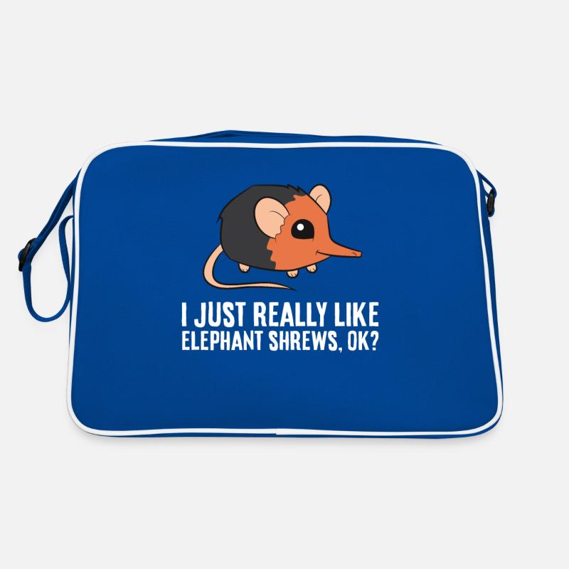 J’aime vraiment Elephant Shrews Ok Drôle Sac Retro