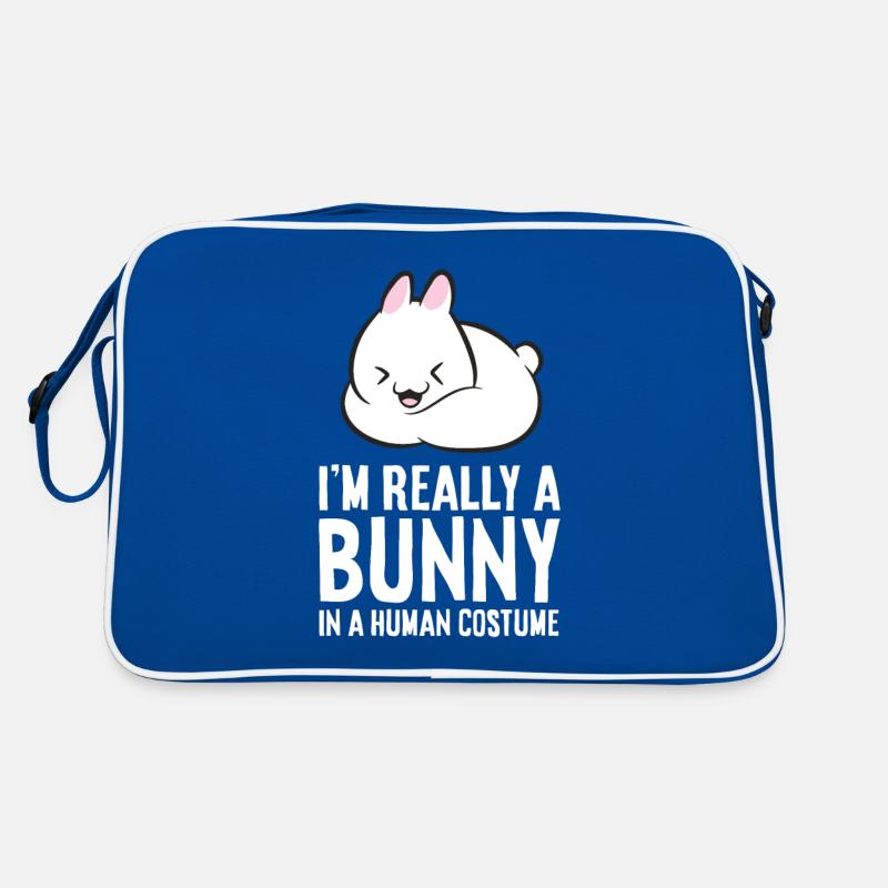 Rabbit Costume I'm Really A In A Human Costume Retro Bag