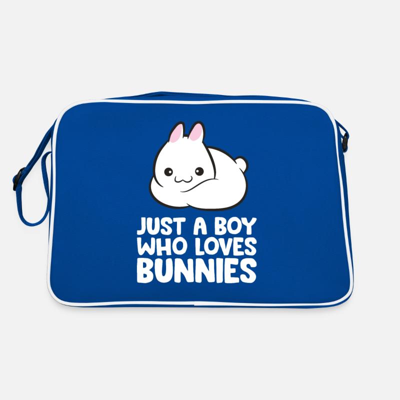 Juste un garçon qui aime les lapins Sac Retro