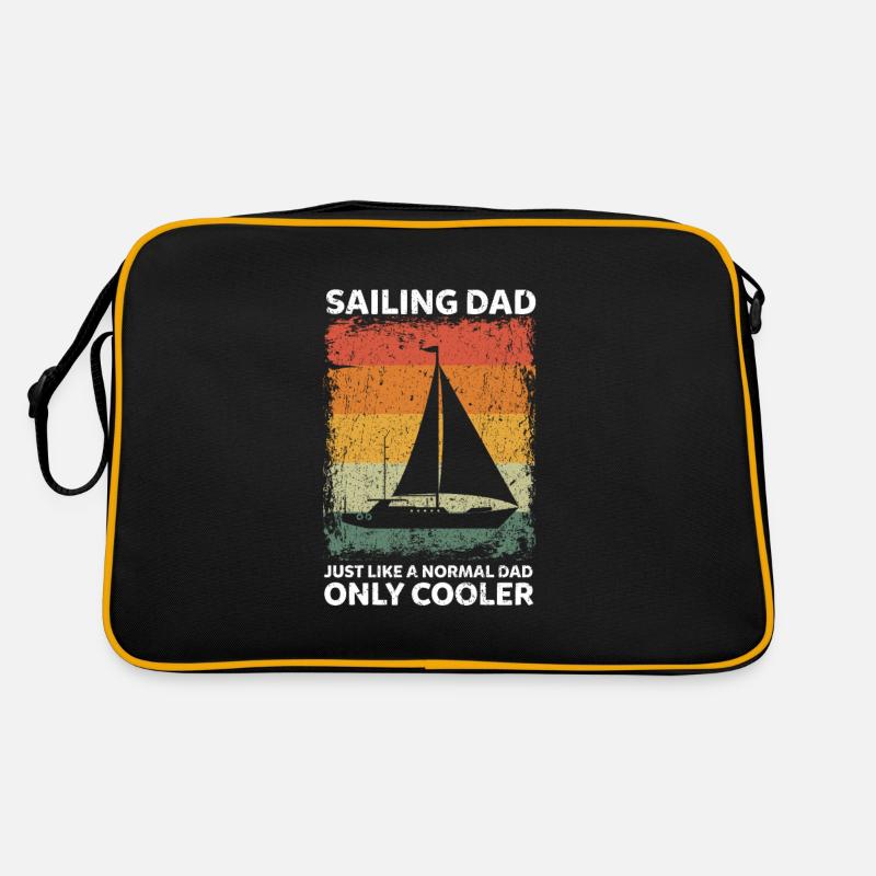 Vintage Sailing Dad Like A Normal Dad Only Cooler Retro Bag