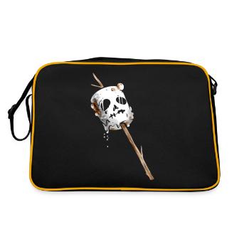 Jack O Lantern Guimauve fantôme sur un bâton - Sac Retro - noir/or - Dos