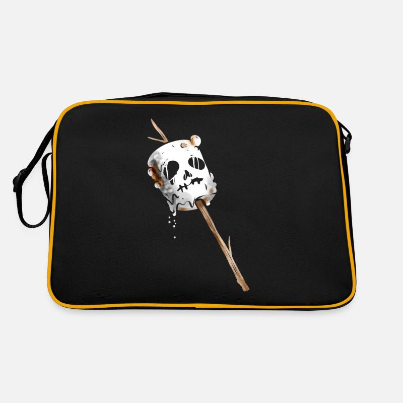 Jack O Lantern Ghost Marshmallow On A Stick On Retro Tasche