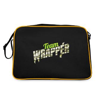 Team Wrapper Mummy Horde Halloween - Retro Tasche - Schwarz/Gold - Hinten