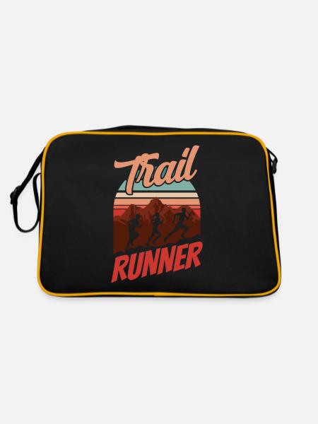 Trail Runner Running Trail Running Race - Retro Bag - black/gold - Back