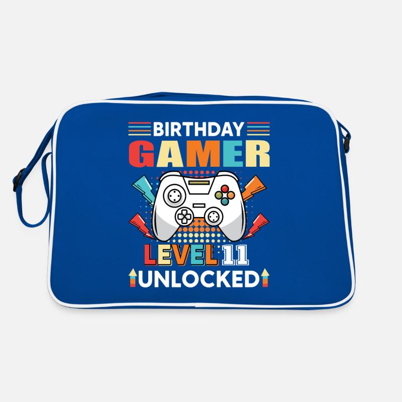 Birthday Gamer Level 11 Unlocked Retro Bag