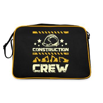 Équipe de construction - Sac Retro - noir/or - Dos