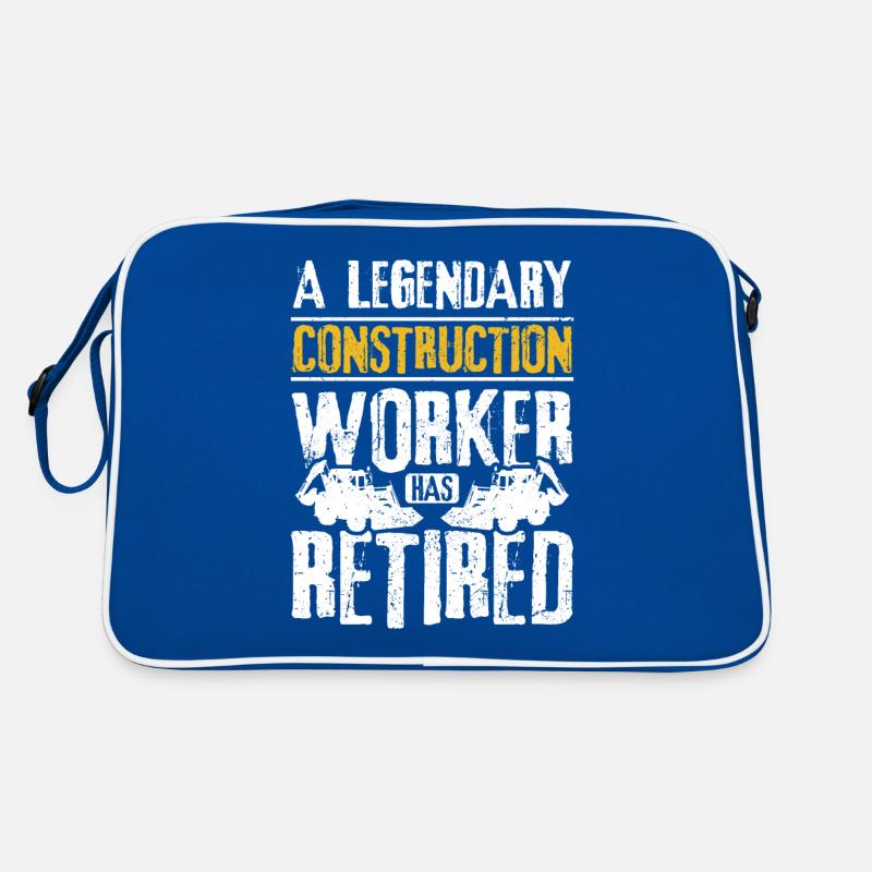 A legendary construction worker has retired Retro Bag