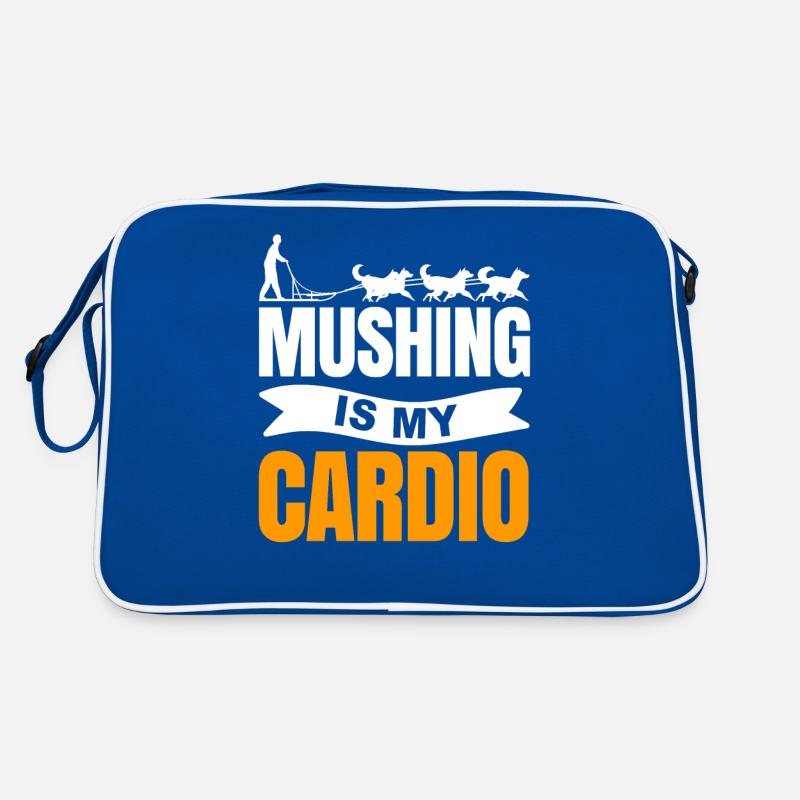 Schlittenhunderennen Schlittenhunde Geschenk Retro Tasche