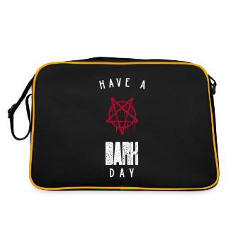 Les Goth ont un jour sombre - Sac Retro - noir/or - Dos