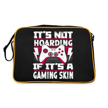 Gamer Gamer Gaming Console Video Games - Retro Bag - black/gold - Back