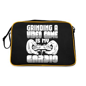 Gamer Gamer Gaming Console Video Games - Retro Bag - black/gold - Back