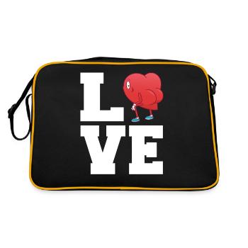 Twerking - Retro Bag - black/gold - Back