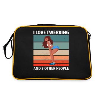 Twerking - Sac Retro - noir/or - Dos