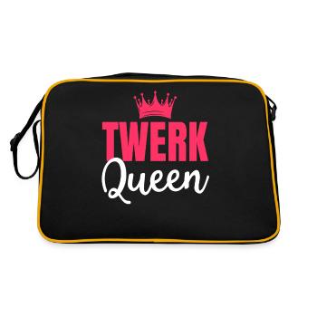 Twerking - Retro Bag - black/gold - Back