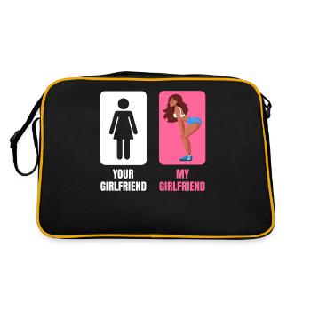 Twerkende Freundin - Sac Retro - noir/or - Dos