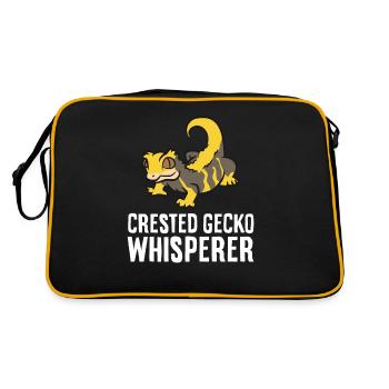 Gecko à capuchon Whisperer Reptile Lover - Sac Retro - noir/or - Dos
