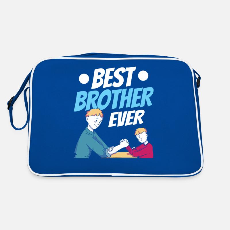 Bester Bruder Aller Zeiten Freund Brüder Team Retro Tasche