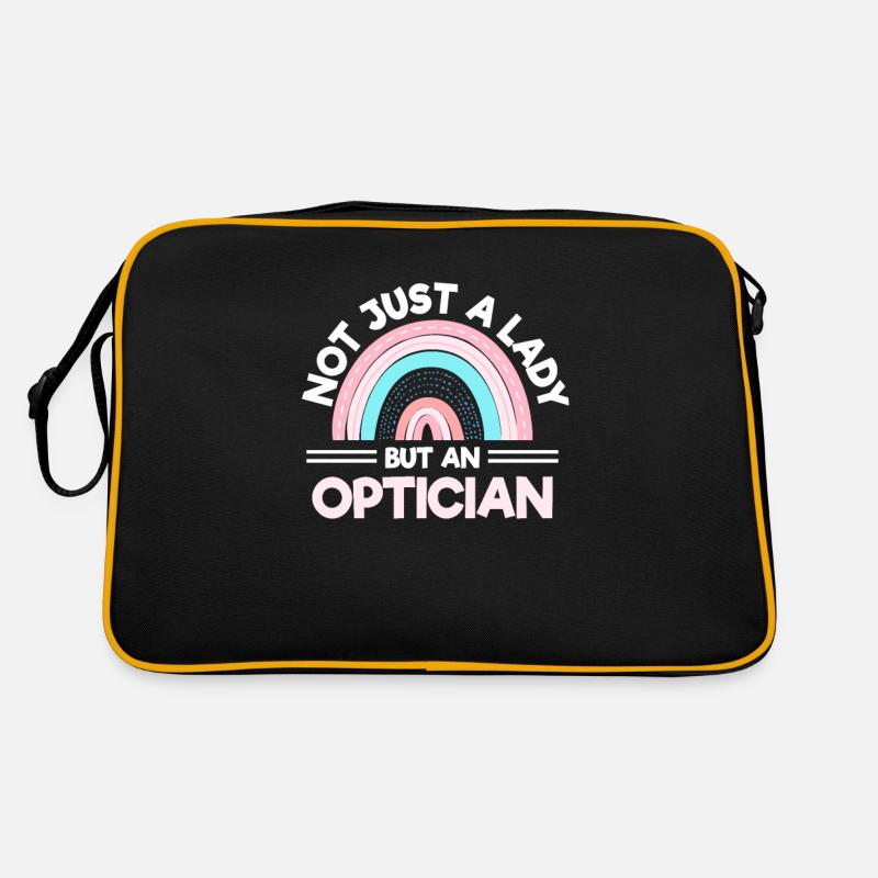 Augenarzt Optometrist Retro Tasche