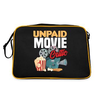 Critiques de cinéma Cinéphiles - Sac Retro - noir/or - Dos