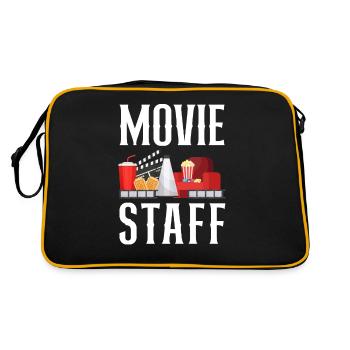 Film Cinema Movie Lovers Home Theater - Retro Bag - black/gold - Back