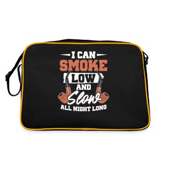 Fumer du tabac Hachisch Meth Weed Cigar Whistle - Sac Retro - noir/or - Dos