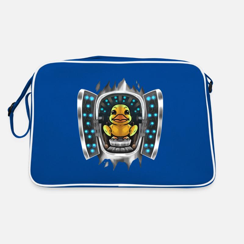 Duck Inside Costume Duck Takes Over Control Retro Tasche