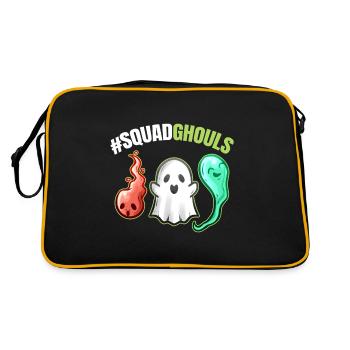 SquadGhouls Escouade De Goules Fantômes Esprits - Sac Retro - noir/or - Dos