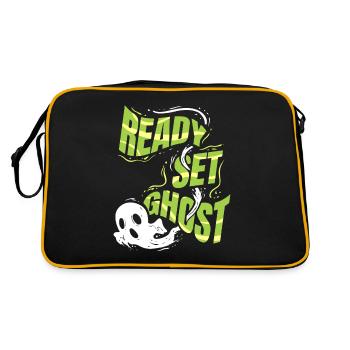 Ready Set Ghost Instead Of Ready Set Go Spirit On - Retro Bag - black/gold - Back
