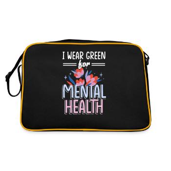 pour la sensibilisation à la stigmatisation liée à la santé mentale P - Sac Retro - noir/or - Dos