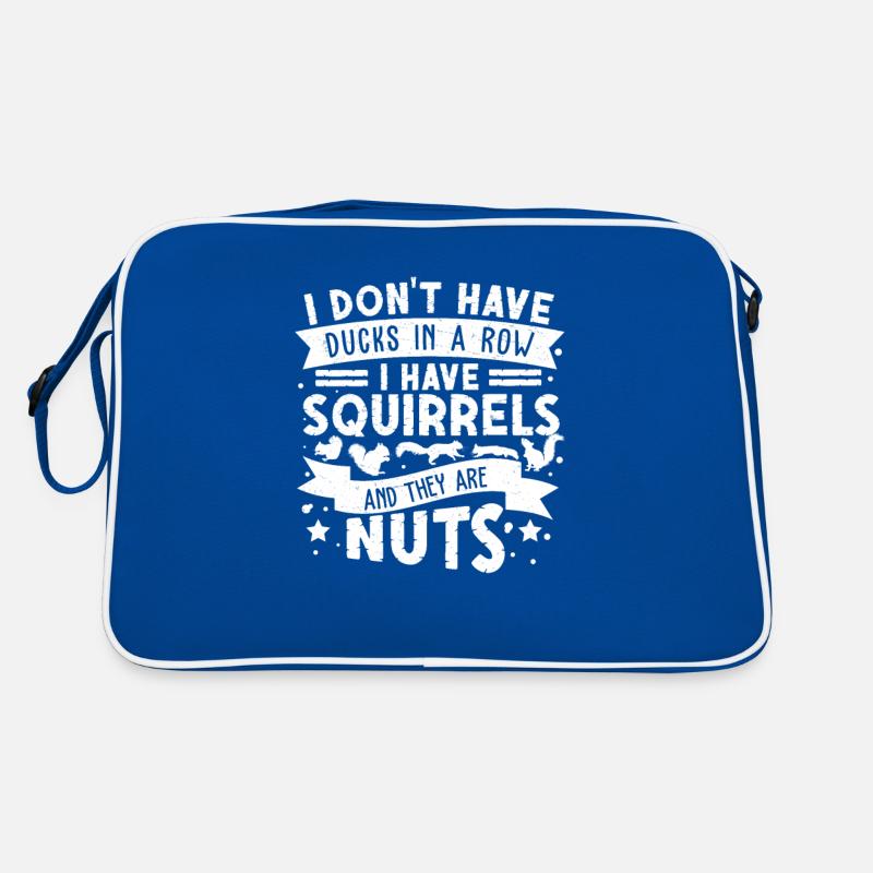 I Don't Have Ducks In A Row I Have Squirrels Retro Bag