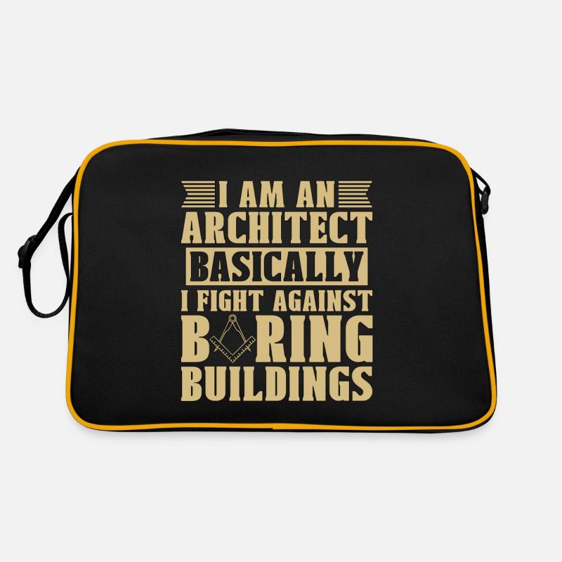 I Am An Architect Basically Architecture Building Retro Tasche