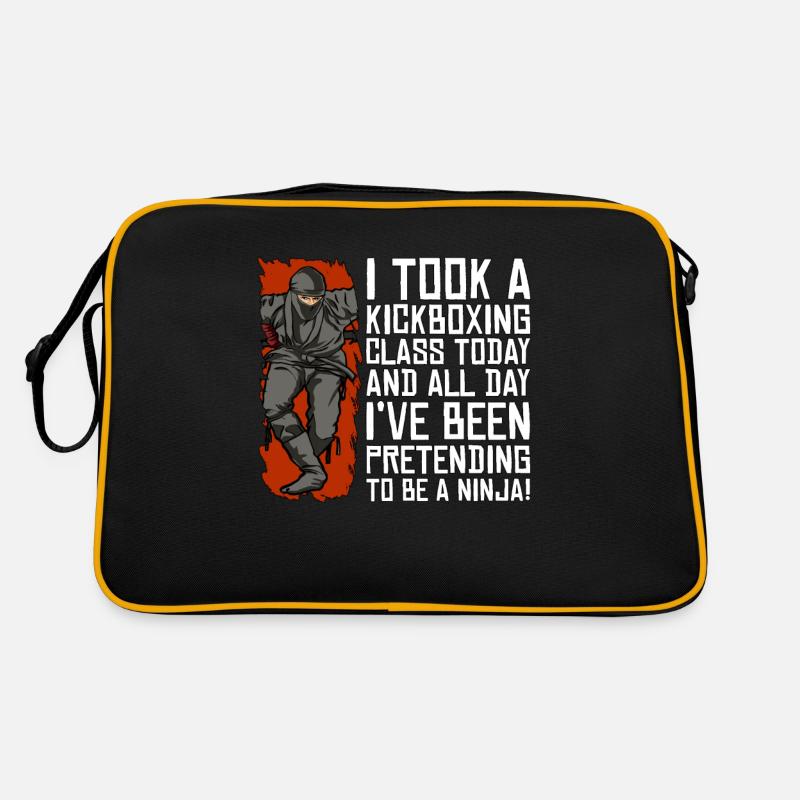 J’ai pris un cours de kickboxing kickboxer boxing fighter Sac Retro