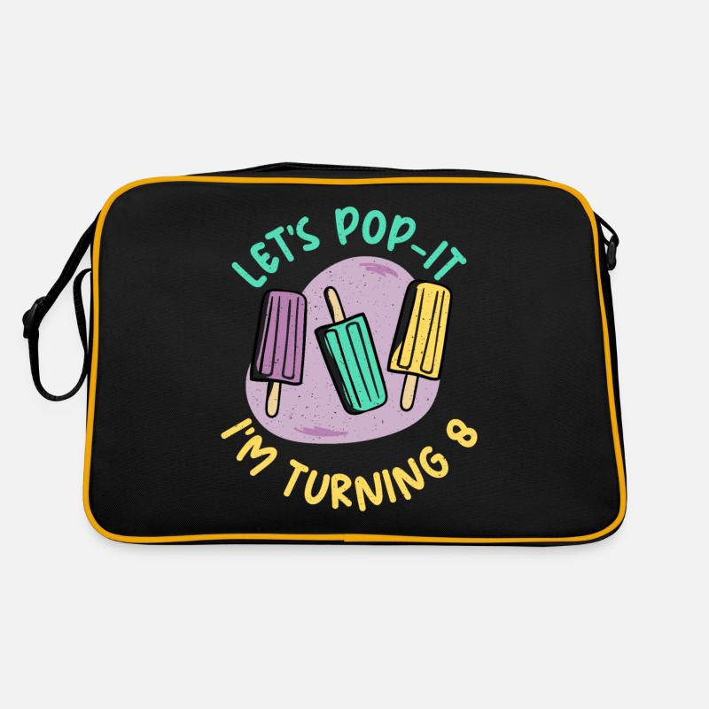 Leave it colorful text with pop art for Retro Bag