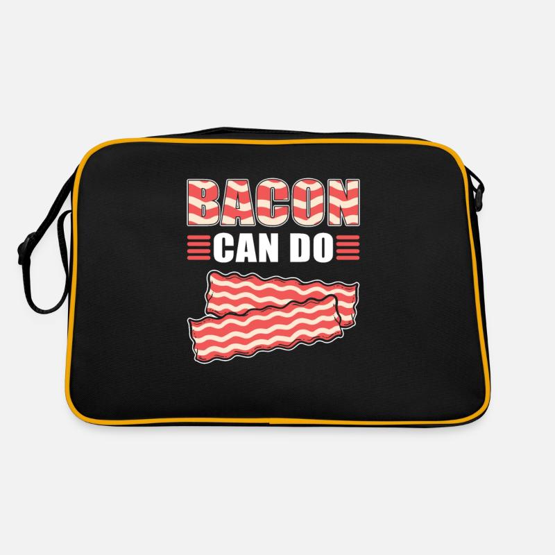 Bacon Can Do Ham Bacon and Egg Retro Tasche