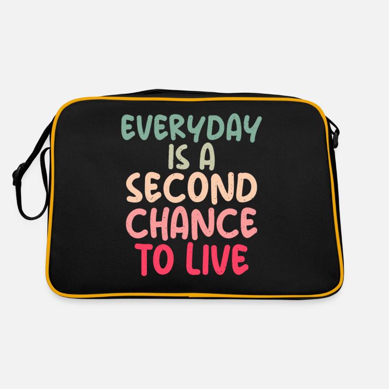 Every Day Is The Second Chance, A Colorful Retro Bag