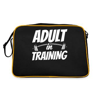 Adulte en éducation Anniversaire d’adulte - Sac Retro - noir/or - Dos