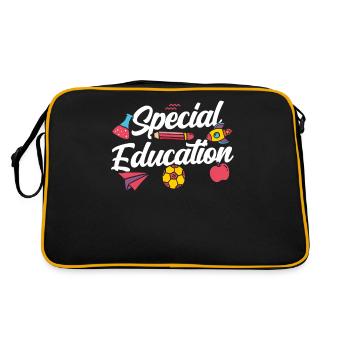 Profession d’éducateur spécialisé Enseignant en éducation de l’enfance en difficulté - Sac Retro - noir/or - Dos