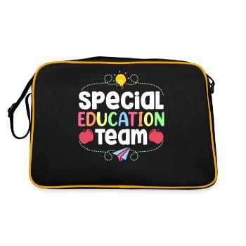 Équipe d’éducation de l’enfance en difficulté Profession Enseignant en éducation de l’enfance en difficulté - Sac Retro - noir/or - Dos