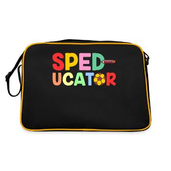 Sped-Ucator Profession Éducation spéciale Éducation spéciale - Sac Retro - noir/or - Dos