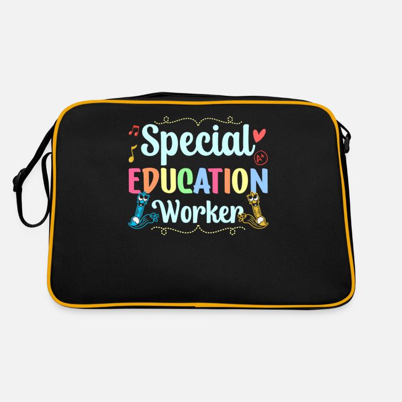 Special Education Workers Special Education Teachers Retro Bag