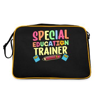 Formateur en éducation de l’enfance en difficulté Enseignant en éducation de l’enfance en difficulté - Sac Retro - noir/or - Dos