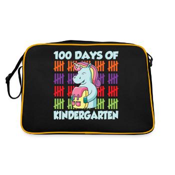 100 jours de maternelle Dictons Sweet Team Drôle - Sac Retro - noir/or - Dos