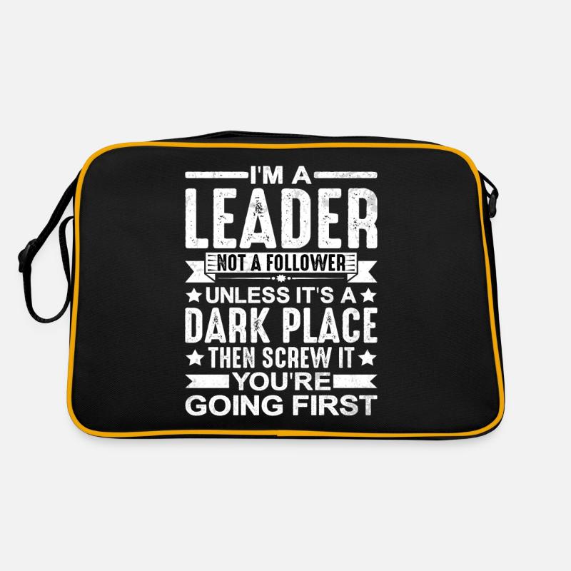 Je suis un leader et non un suiveur Sac Retro