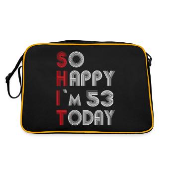53 ans - Sac Retro - noir/or - Dos