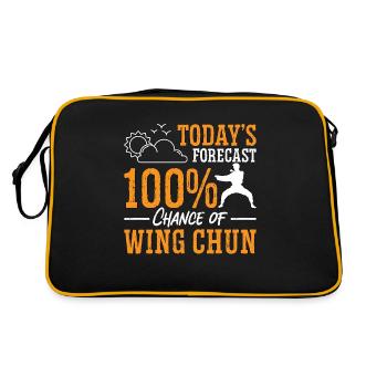 Wing Chun Aujourd’hui, fighter Kung Fu Fight - Sac Retro - noir/or - Dos